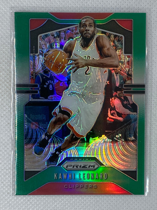 2019-20 Panini Prizm Green Kawhi Leonard #149