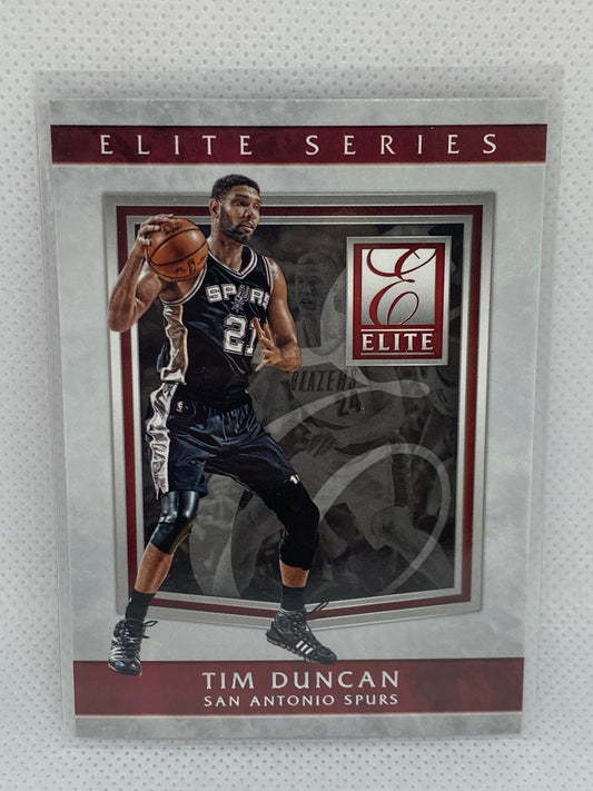 2015-16 Panini Elite Series Inserts #40 Tim Duncan