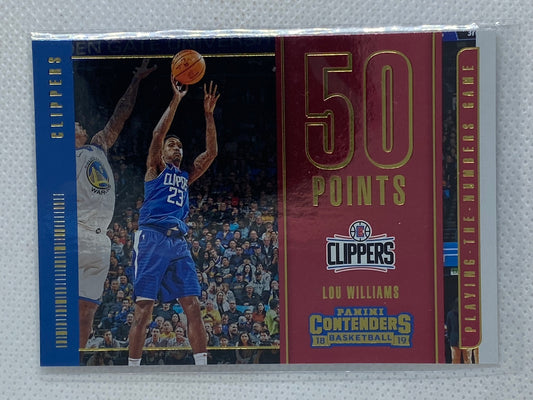 2018-19 Panini Contenders Lou Williams 50 Points #16