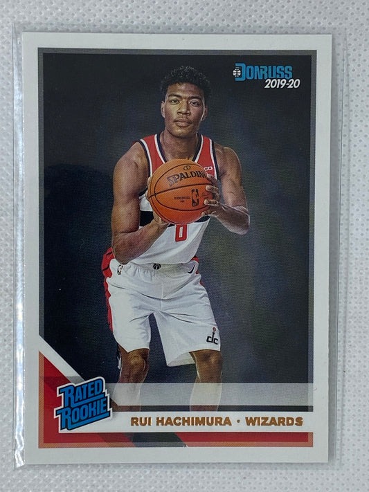 2019-20 Panini Donruss Rated Rookie Rui Hachimura RC #208, Washington Wizards