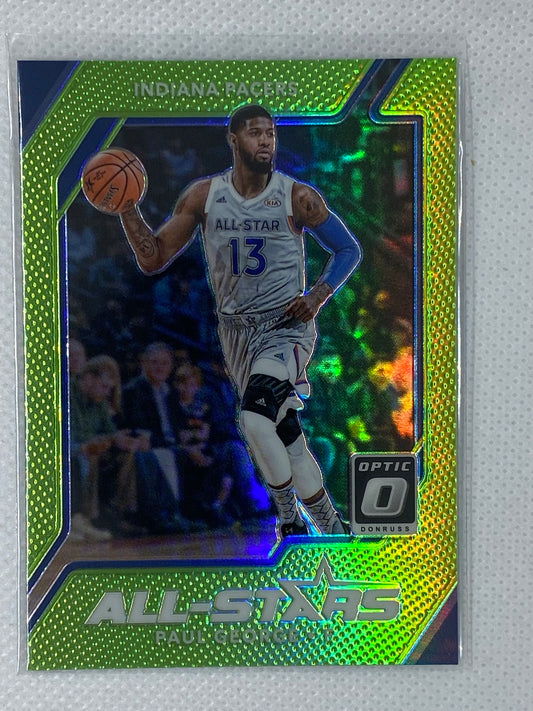 2018-19 Panini Optic Green All Stars Paul George /175 Pacers #22