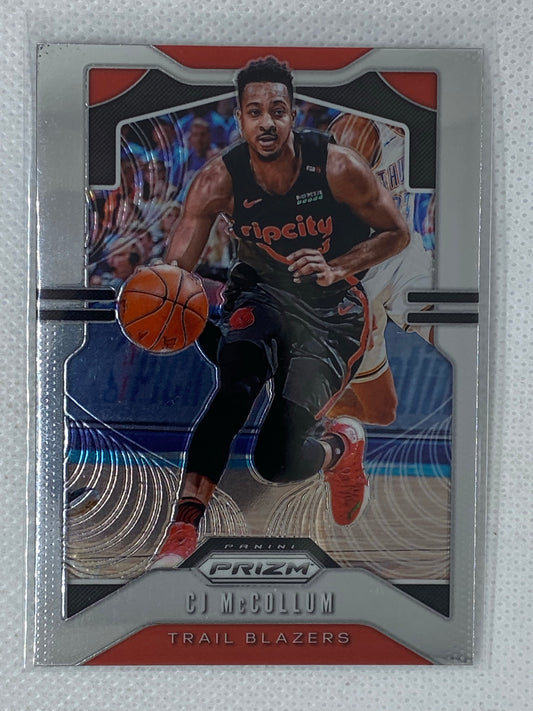 2019-20 Panini Prizm #113 CJ McCollum Blazers Pelicans