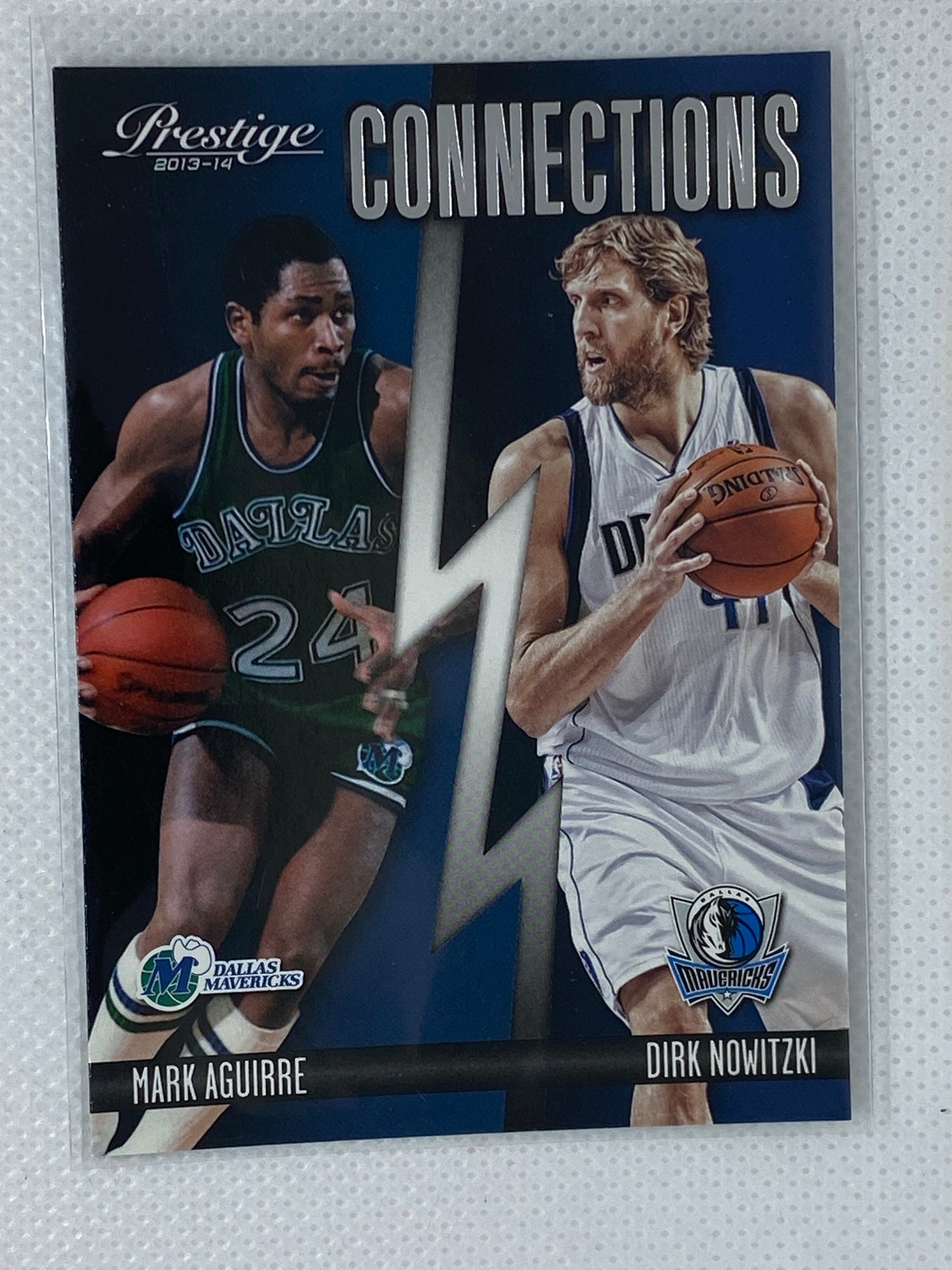 2013-14 Prestige Basketball Connections #14 Dirk Nowitzki Mark Aguirre