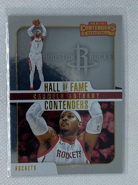 2018-19 Panini Contenders Hall of Fame Contenders #15 Carmelo Anthony