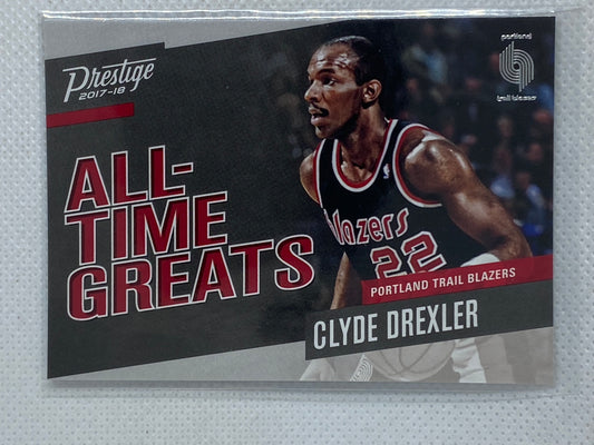 2017-18 Panini Prestige All Time Greats #18 Clyde Drexler