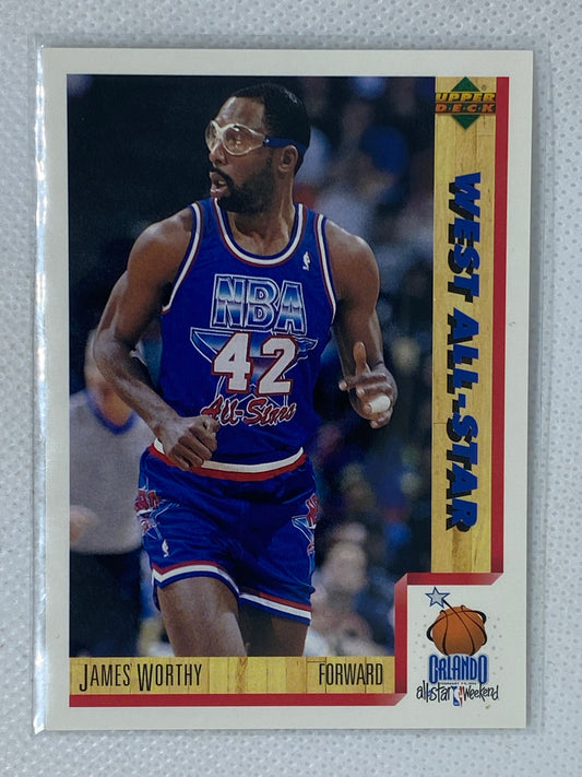 1991-92 Upper Deck James Worthy #473 (West All-Star)