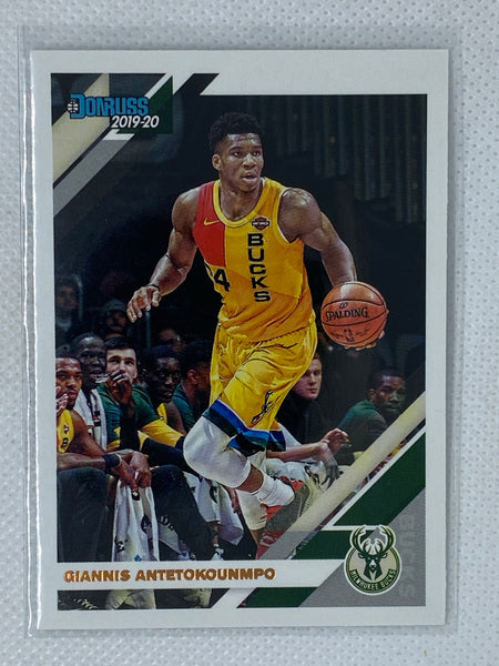 2019-20 Panini Donruss Basketball Giannis Antetokounmpo Milwaukee Bucks #113