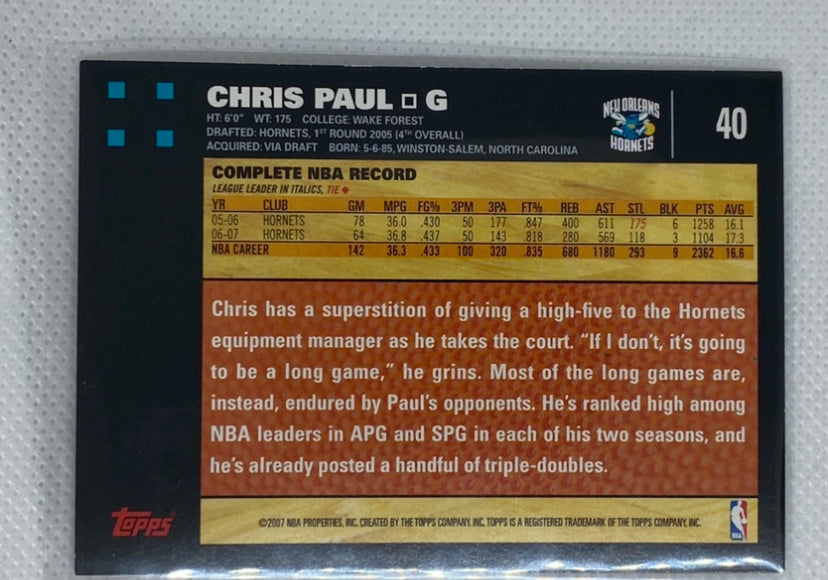 2007-08 Topps 20th Anniversary #40 Chris Paul