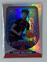 2021-22 Chronicles Draft Picks Ziaire Williams Marquee Rookie #156