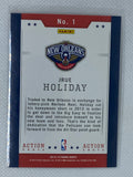 2013-14 Panini NBA Hoops Action Shots #1 Jrue Holiday - New Orleans Pelicans