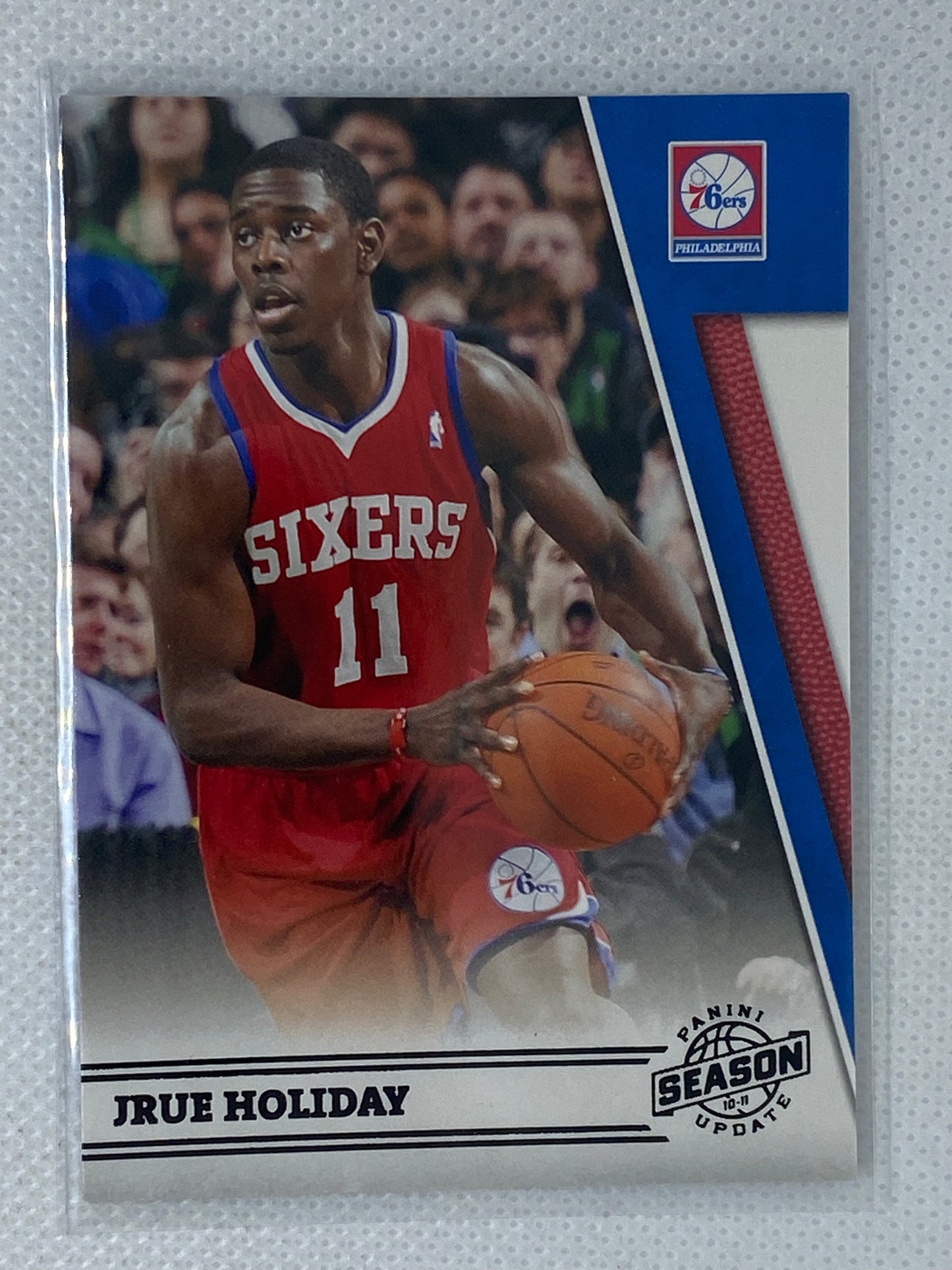 2010-11 Panini Season Update Philadelphia 76ers Basketball Card #23 Jrue Holiday