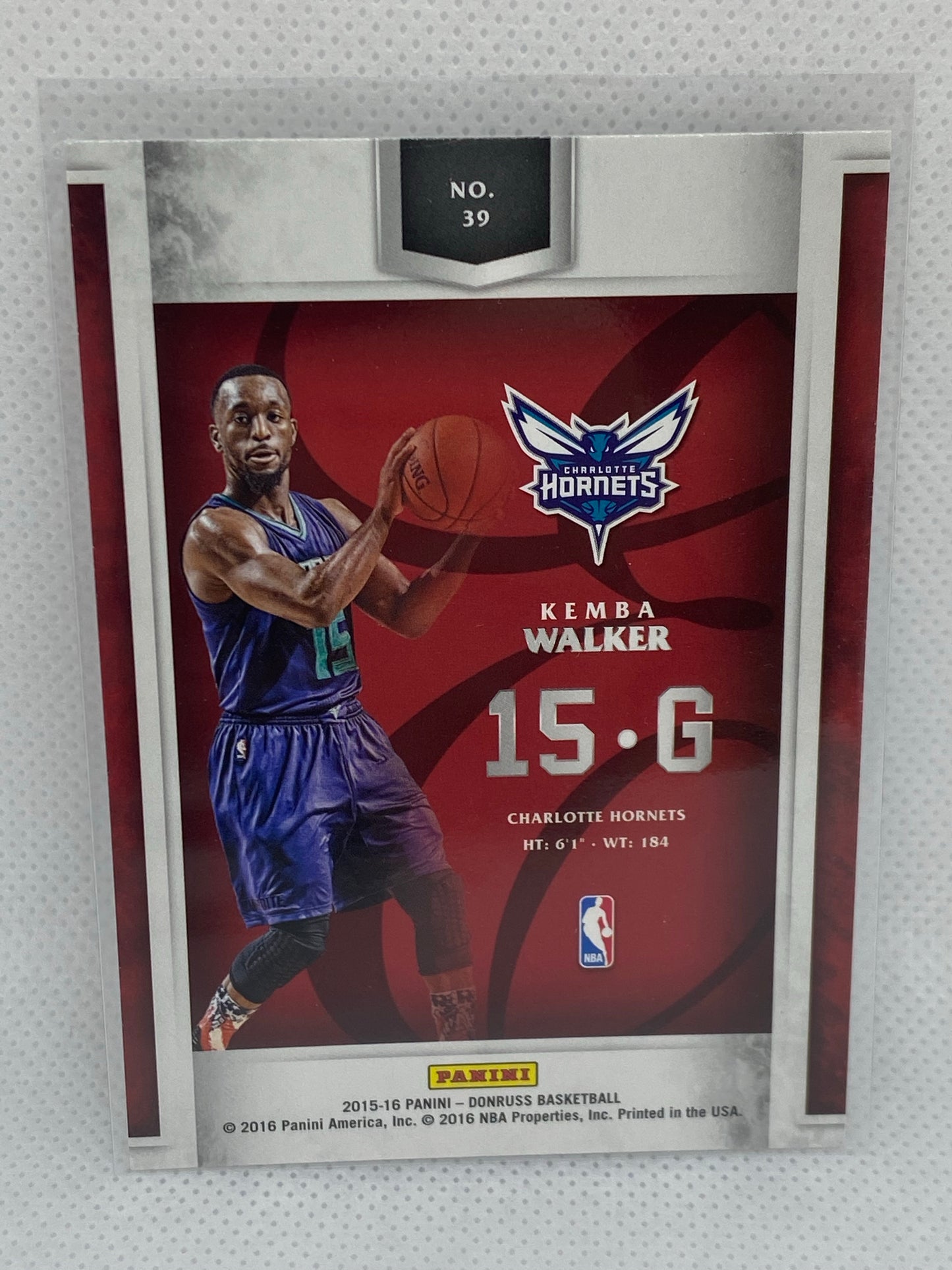 2015-16 Panini Donruss Elite Extra Edition #39 Kemba Walker