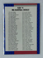 1991-92 Fleer Basketball #239 Checklist 1-120 Super Rare Checklist Bird Jordan
