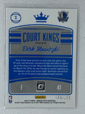 2016 Donruss Optic Court Kings Orange Dirk Nowitzki # 189/199 #4