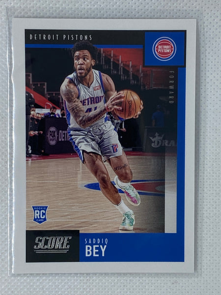 2020-21 Panini Chronicles Score Saddiq Bey Rookie Detroit Pistons #621