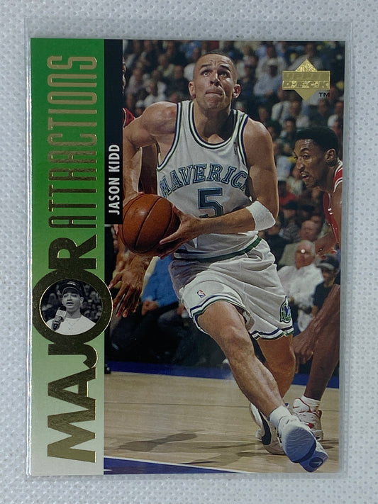 1995-96 Upper Deck Major Attractions Jason Kidd - Mavericks