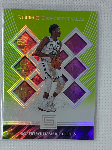 2018-19 Panini Status Credentials Green Robert Williams III #7 Rookie