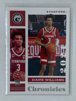 2021-22 Panini Chronicles Draft Picks Ziaire Williams #16 Rookie RC