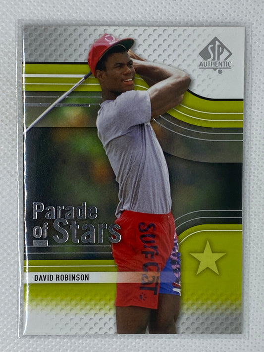 2012 Upper Deck SP Authentic Golf #52 David Robinson Parade of Stars