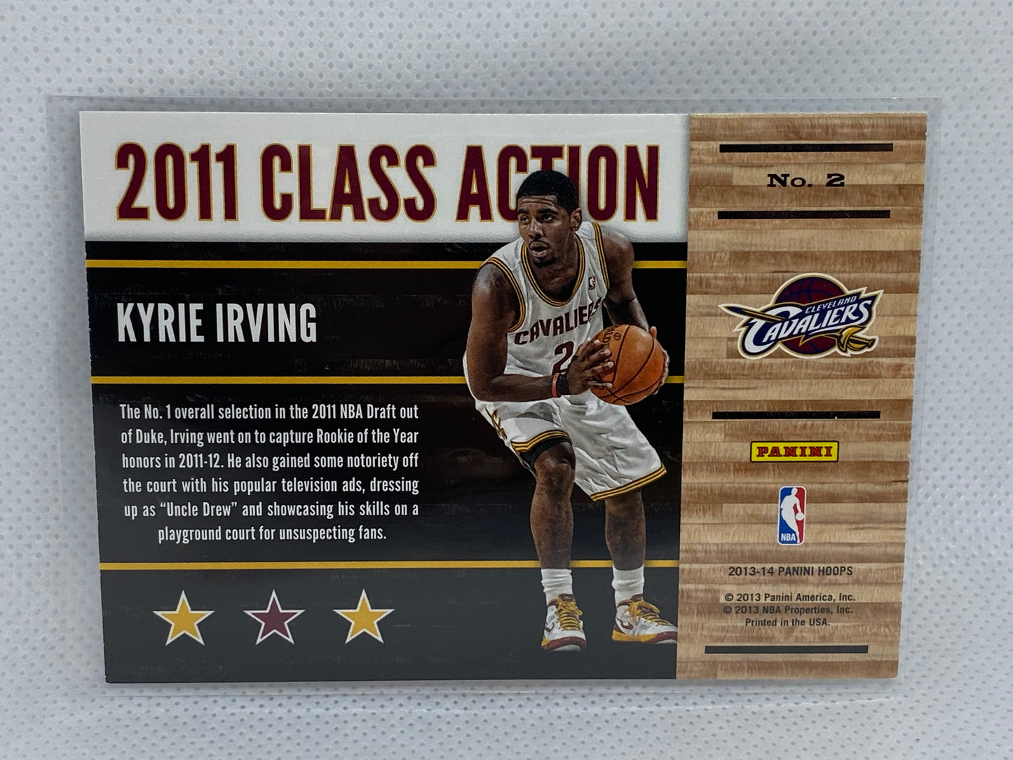 2013-2014 Panini NBA Hoops Kyrie Irving #2 Class Action Insert