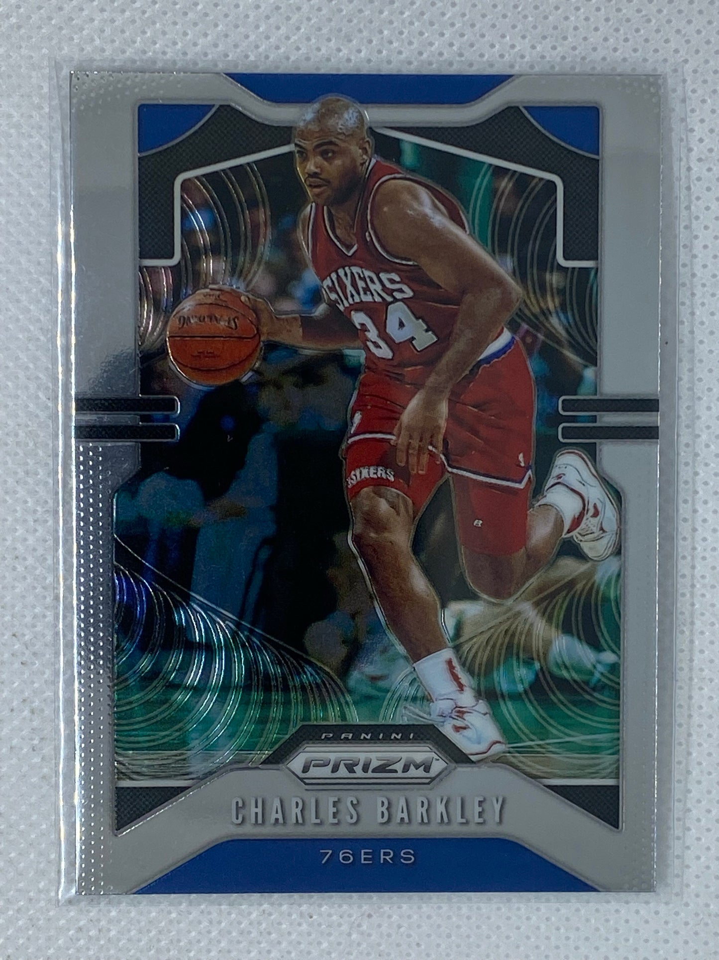 2019-20 Panini Prizm Base Charles Barkley #2 Sixers Suns