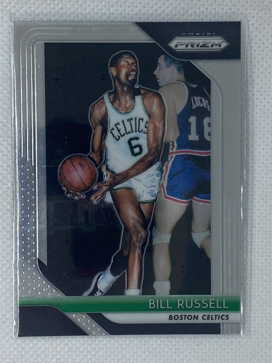 2018-19 Panini Prizm #25 Bill Russell Boston Celtics