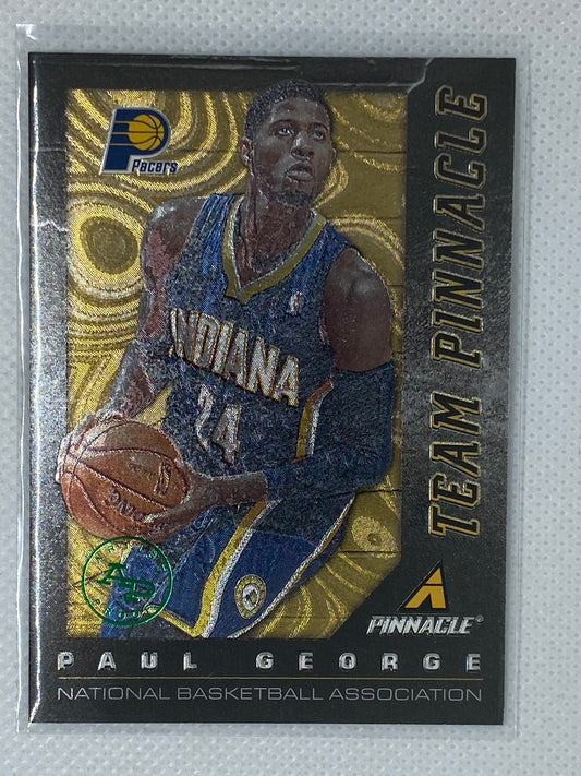 2013-14 Pinnacle #16 Team Pinnacle Green Artist Proof Paul George / Paul Pierce /25