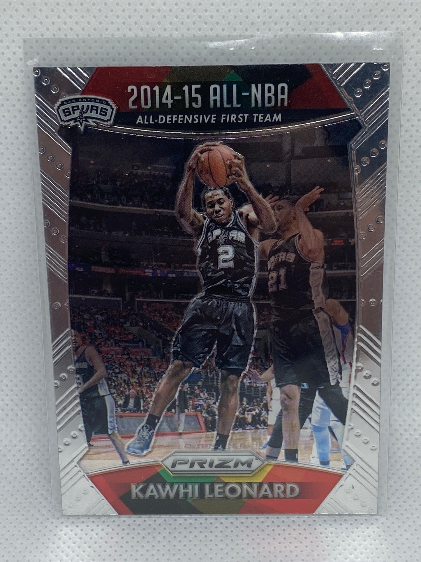 2015-16 Panini Prizm #390 Kawhi Leonard All NBA Defensive Team