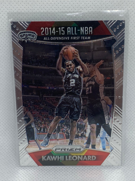 2015-16 Panini Prizm #390 Kawhi Leonard All NBA Defensive Team