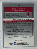 2003-04 SkyBox LE Jersey Proofs #83 Steve Francis /399