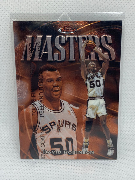 1997 Topps Finest David Robinson Masters Card M-38