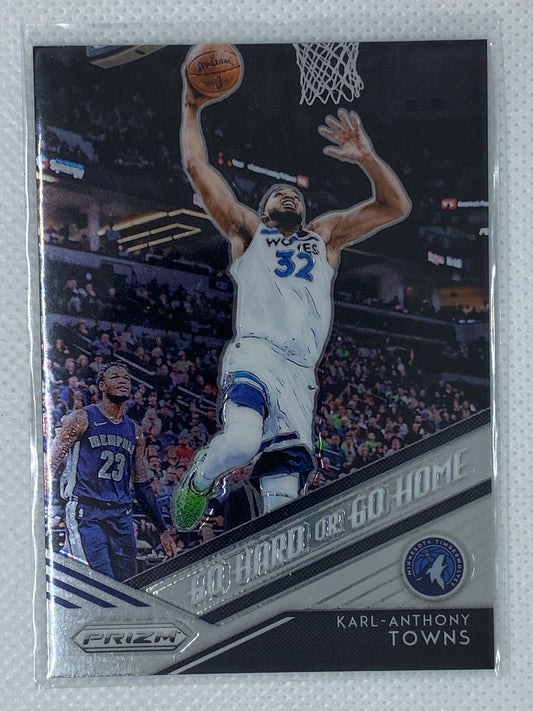 Panini Prizm KARL-ANTHONY TOWNS 2018-19 Go Hard Or Go Home #4