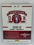 2013-14 NBA Hoops Basketball Courtside #25 Jeremy Lin