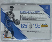 2015-16 Panini Prestige NBA Emmanuel Mudiay Denver Nuggets Rookie Card #237