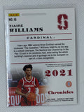 2021-22 Panini Chronicles Draft Picks Ziaire Williams #16 Rookie RC