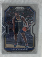 2020-21 Panini Prizm Zion Williamson Base 2nd Year Card #185