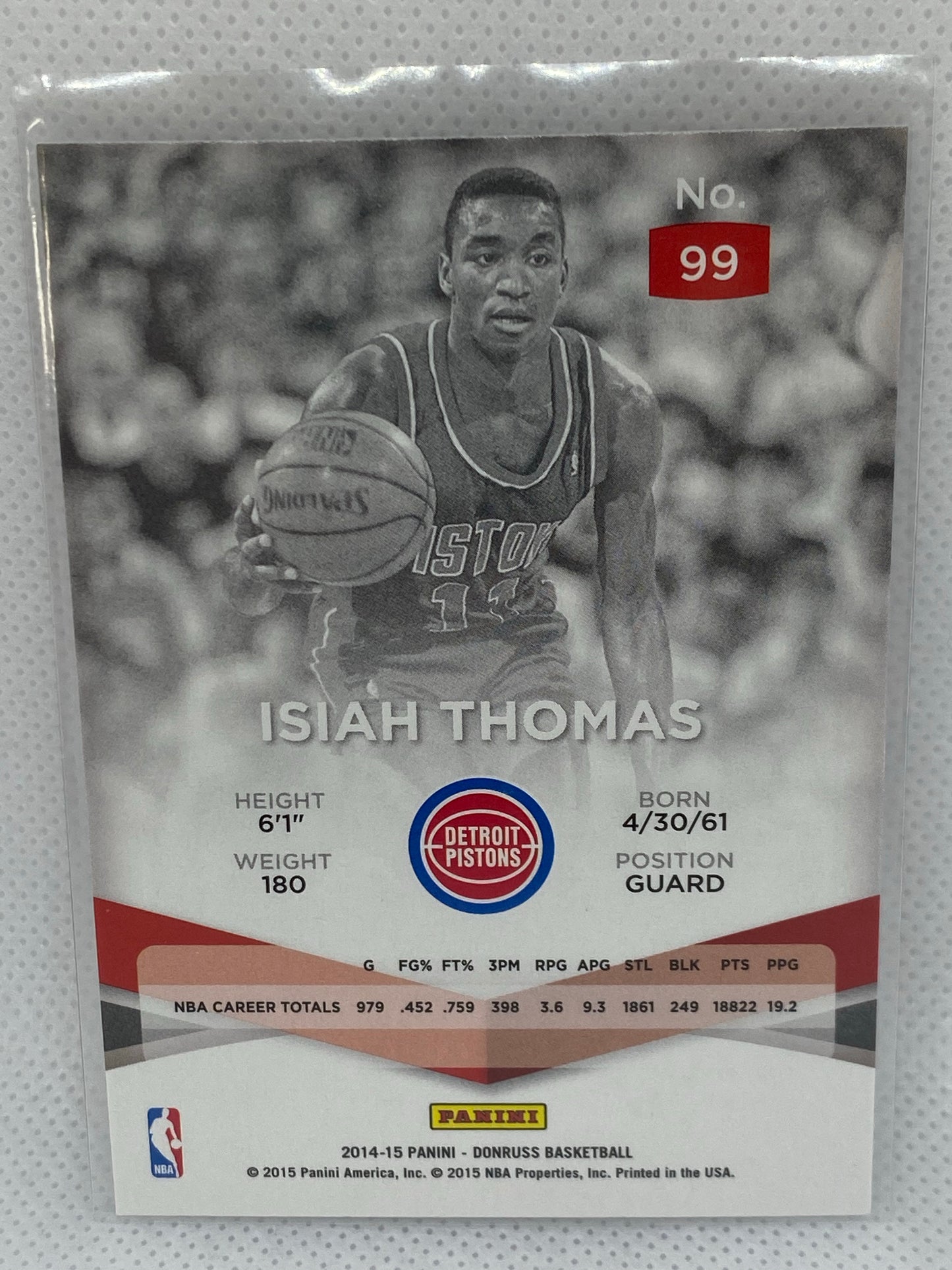 2014-15 Panini Donruss Elite Basketball Isiah Thomas #99