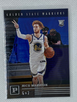 2020-21 Panini Chronicles #112 Nico Mannion Rookie Golden State Warriors SP