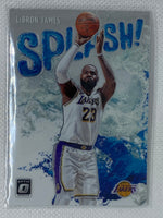 2021-22 Donruss Optic LeBron James Splash! #11 Los Angeles Lakers