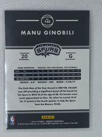 2015-16 Panini Donruss Base #145 Manu Ginobili San Antonio Spurs