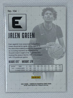 2021-22 Panini Chronicles Essentials Draft Picks Jalen Green #104 RC Rookie