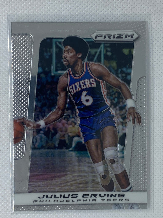 2013-14 Panini Prizm #221 Julius Erving - Philadelphia 76ers HOF