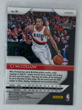 2018-19 Panini Prizm Basketball #91 CJ McCollum Silver Prizms Trailblazers