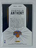 2013-14 Pinnacle The Naturals Knicks Basketball Card #20 Carmelo Anthony