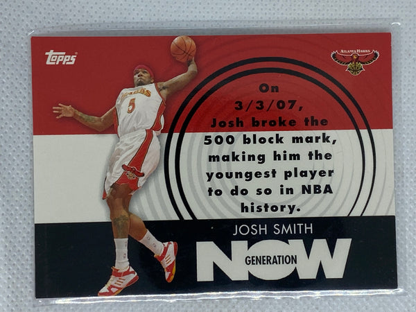 2007-08 Topps Basketball Generation Now #GN10 Josh Smith