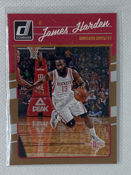 2016-17 Donruss James Harden NBA Base Card Rockets #110
