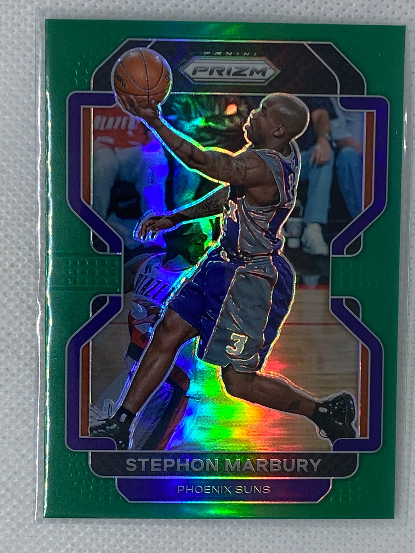 2021-22 Panini Prizm Stephon Marbury Green Prizm #277 Phoenix Suns