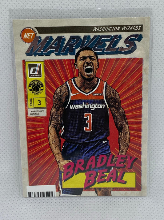 2010-20 Panini Donruss Net Marvels Bradley Beal #7 Washington Wizards