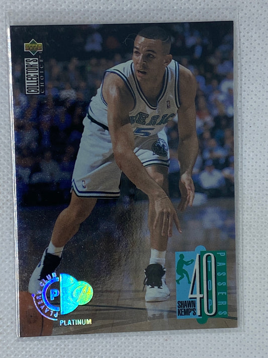 1995-96 Upper Deck Collector's Choice Platinum Player's Club Jason Kidd #407 HOF