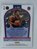 2020-21 Panini Chronicles James Wiseman Marquee Green Rookie Parallel #259